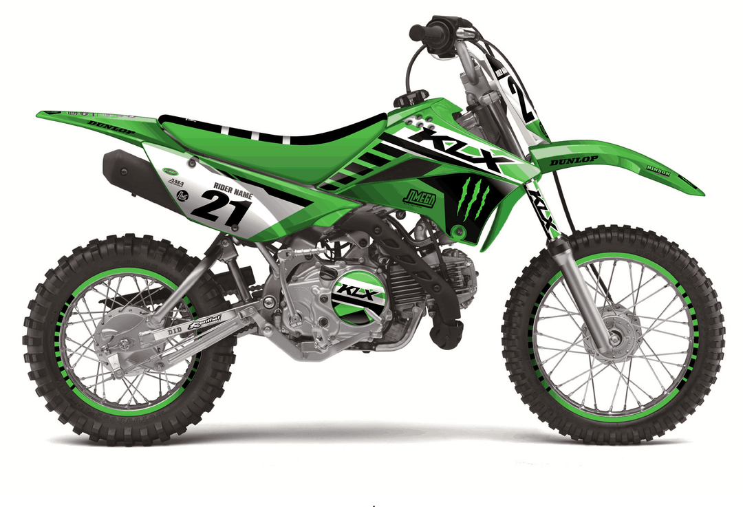 kawasaki klx 110 anderson 24 graphics kit
