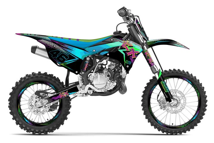 kawasaki kx 112 double vision graphics kit