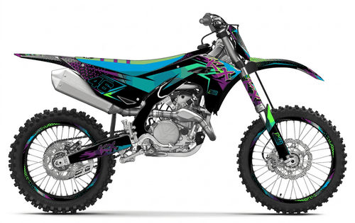 Double Vision Sticker kit for Kawasaki KXF 250 2025 - 2027