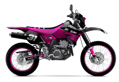 Pink Love Sticker kit for Suzuki DRZ 400S 2000 - 2023