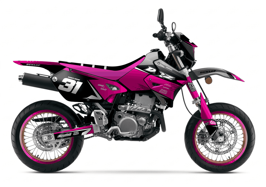 suzuki drz 400sm pink love graphics kit