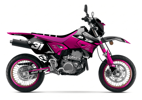 Pink Love Sticker kit for Suzuki DRZ 400SM 2000 - 2020