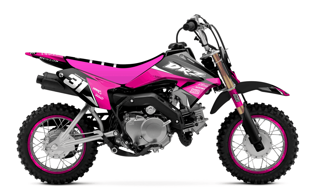 suzuki drz 70 pink love graphics kit