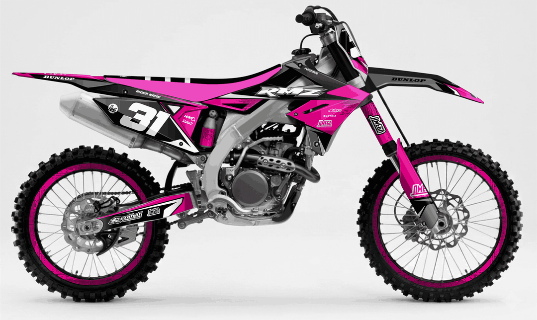 suzuki rmz 450 pink love graphics kit