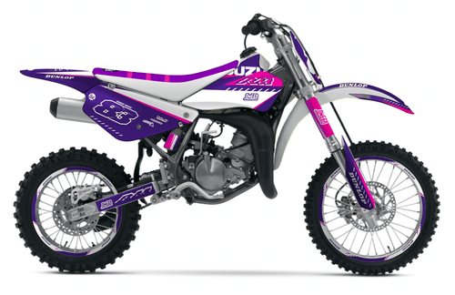 Purple and Pink Sticker kit for Suzuki RM 85 2001 - 2020