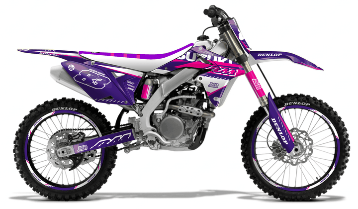 suzuki rmz 250 purple and pink graphics kit