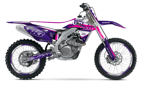 Purple and Pink Sticker kit for Suzuki RMZ 450 2008 - 2017