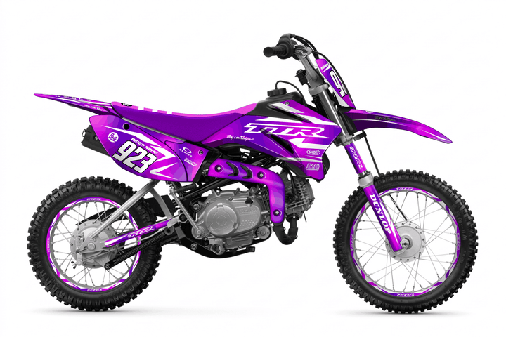 yamaha ttr 110 purple metal graphics kit