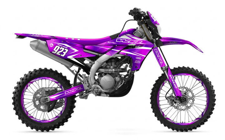 yamaha wr450f purple metal graphics kit