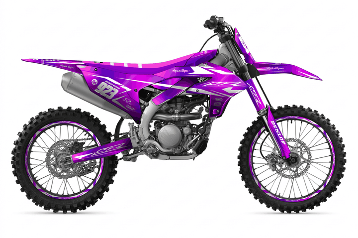 yamaha yz250f purple metal graphics kit
