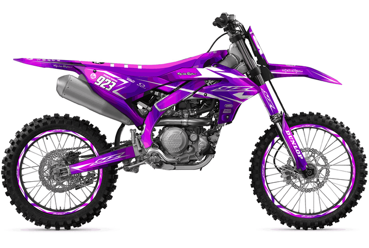 yamaha yz450f purple metal graphics kit