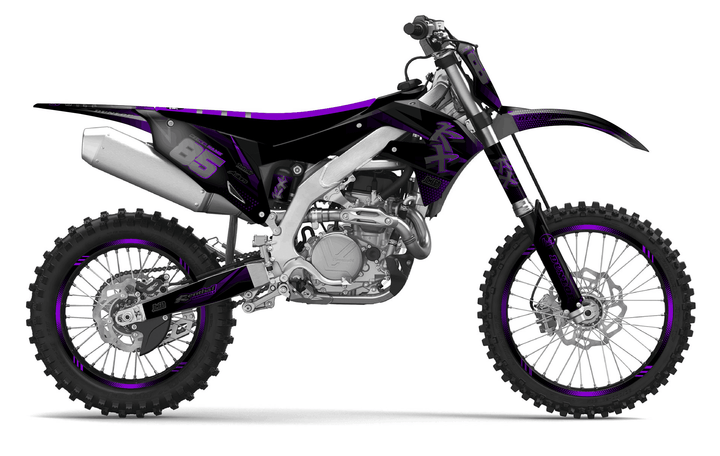 kawasaki kxf 250 purple touch graphics kit