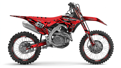 Red Chungus Sticker kit for Honda CRF 250R 2022 - 2024