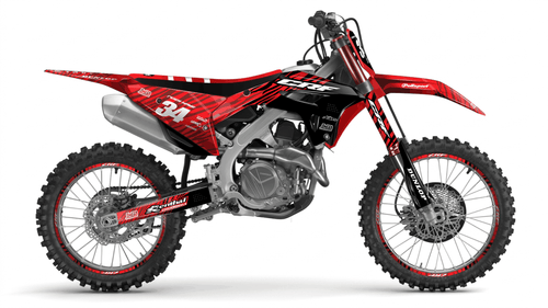 Red Tiger Sticker kit for Honda CRF 250R 2022 - 2024