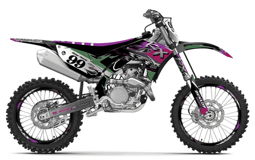 Retro 90's Factory Sticker kit for Kawasaki KXF 250 2025 - 2027