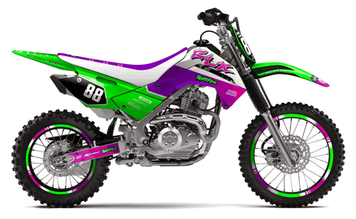 Retro Plus Sticker kit for Kawasaki KLX 140 2024 - 2027