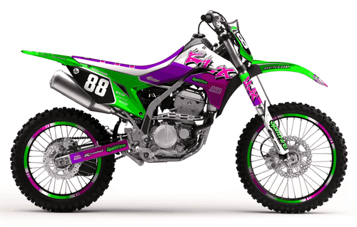 Retro Plus Sticker kit for Kawasaki KLX 300R 2020 - 2024