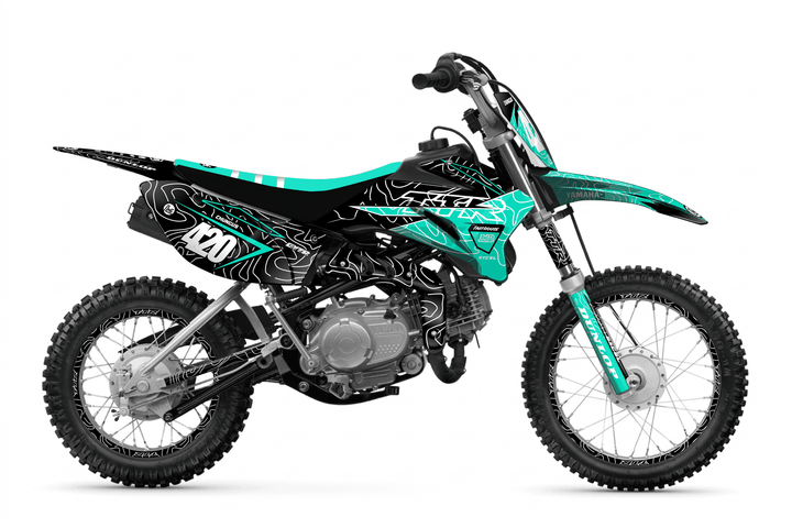 yamaha ttr 110 teal chungus graphics kit