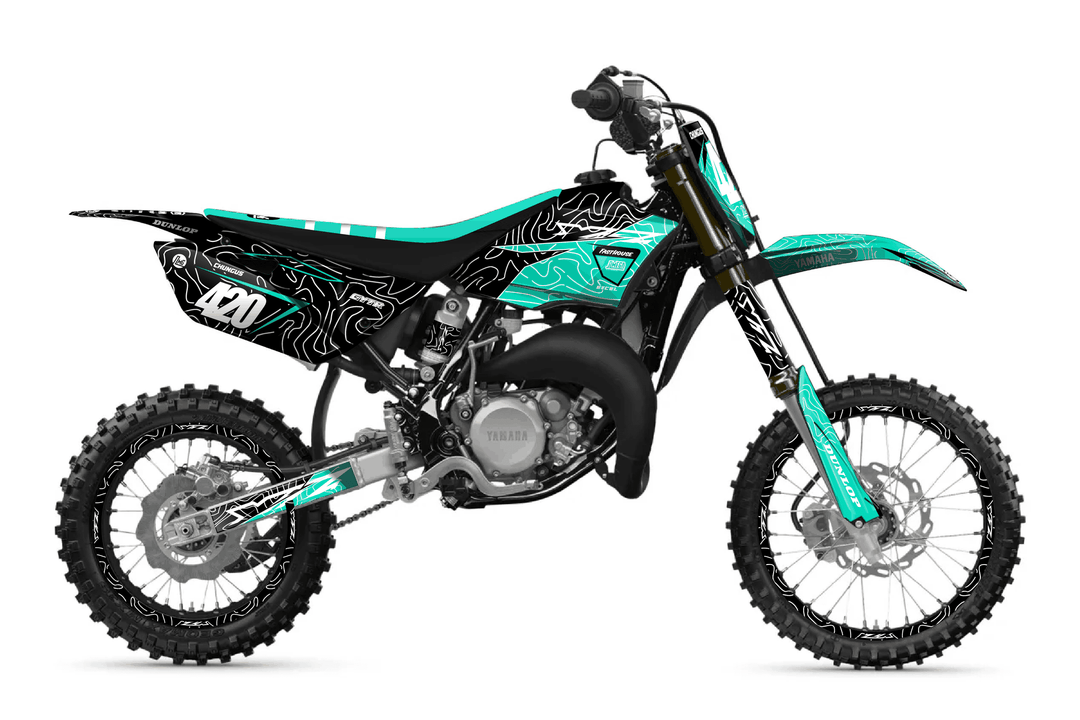 yamaha yz 85 teal chungus graphics kit