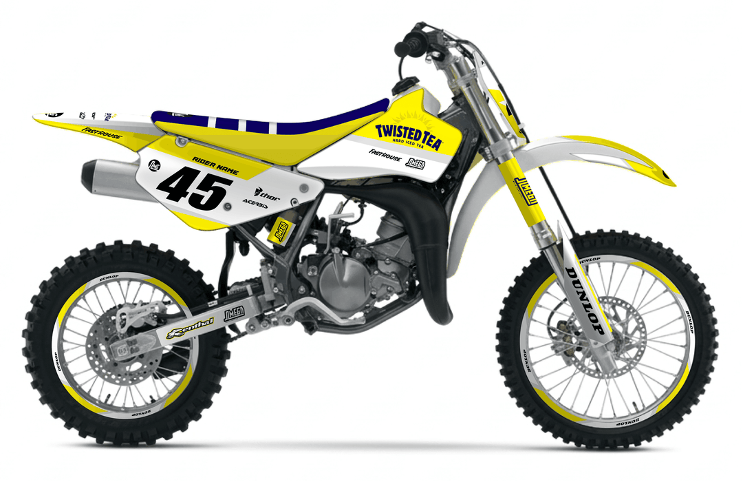 suzuki rm 85 twisted tea v2 graphics kit