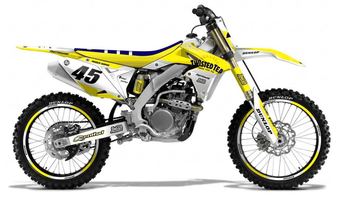 suzuki rmz 250 twisted tea v2 graphics kit