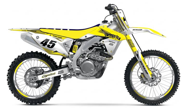suzuki rmz 450 twisted tea v2 graphics kit