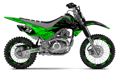 Vivid Sticker kit for Kawasaki KLX 140 2024 - 2027