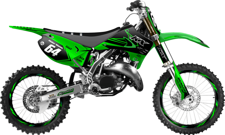 kawasaki kx 125 vivid graphics kit