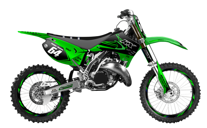 kawasaki kx 250 vivid graphics kit