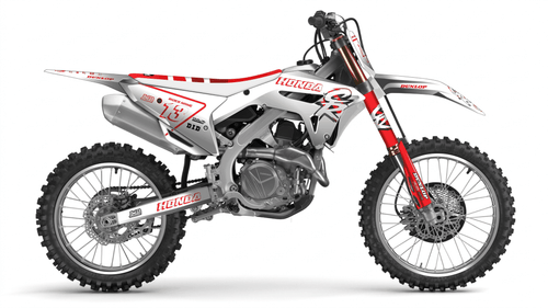 White CR Sticker kit for Honda CRF 250R 2022 - 2024