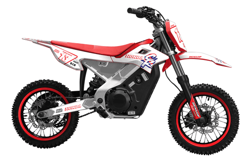 White CR Sticker kit for Honda CRF e2