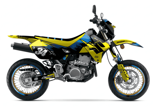 Yellow Concept Sticker kit for Suzuki DRZ 400SM 2000 - 2020