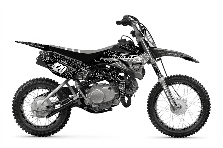 yamaha ttr 110 grey chungus graphics kit