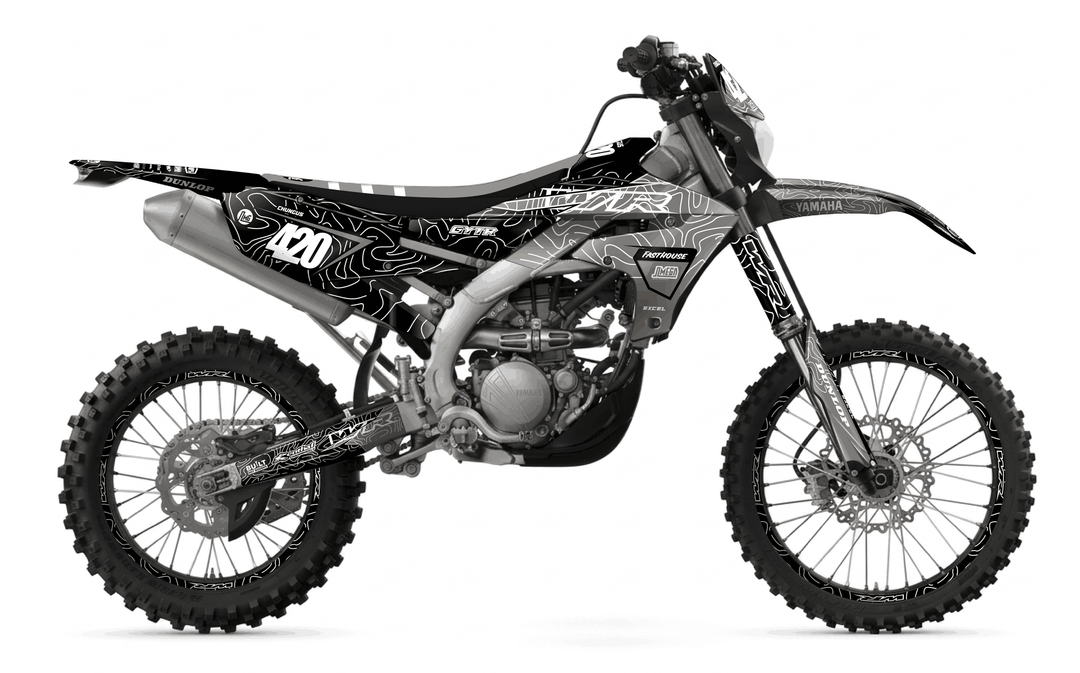 yamaha wr250f grey chungus graphics kit