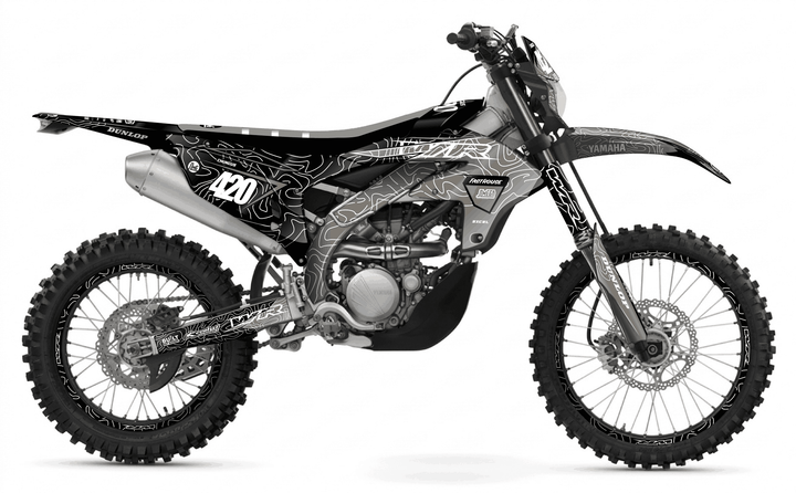 yamaha wr250f grey chungus graphics kit