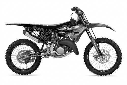 Grey Chungus Sticker kit for Yamaha YZ125X 2022 - 2027
