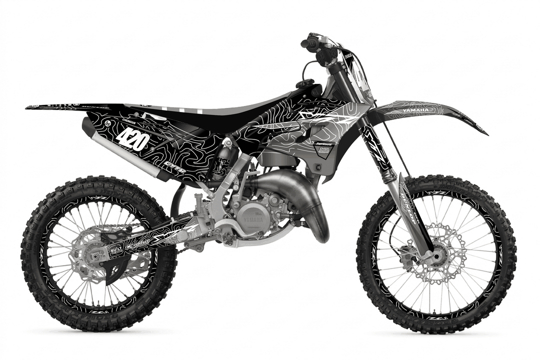 yamaha yz250x grey chungus graphics kit
