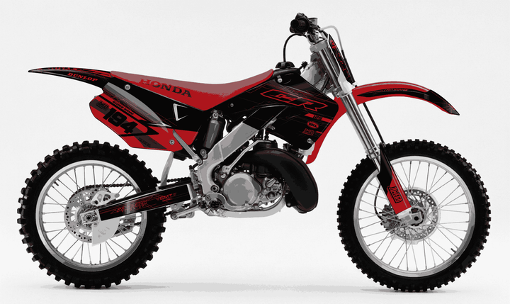 honda cr 250 black minty graphics kit