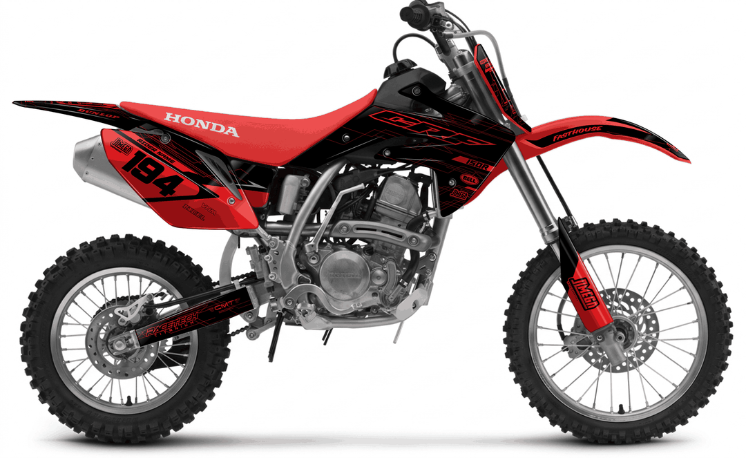 honda crf 150r black minty graphics kit