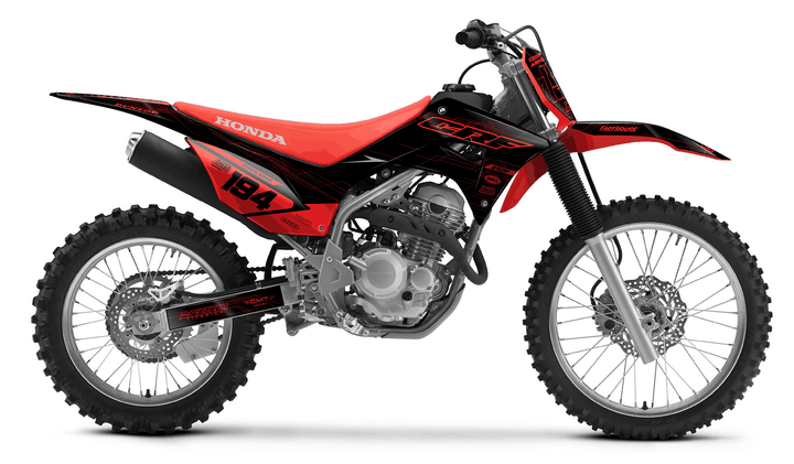 honda crf 250f black minty graphics kit