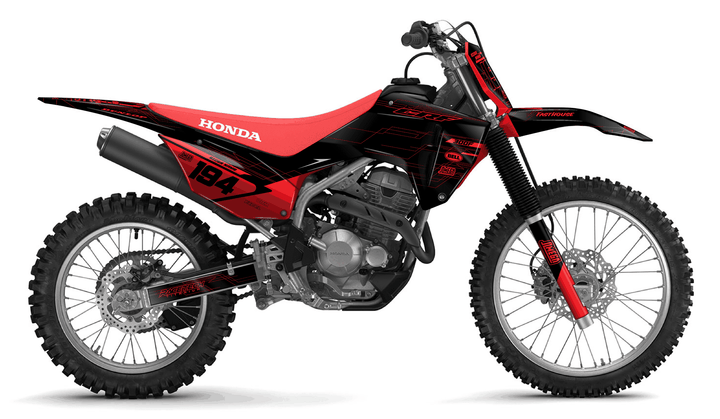 honda crf 300f black minty graphics kit