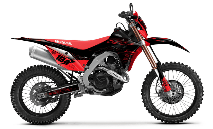honda crf 450x black minty graphics kit