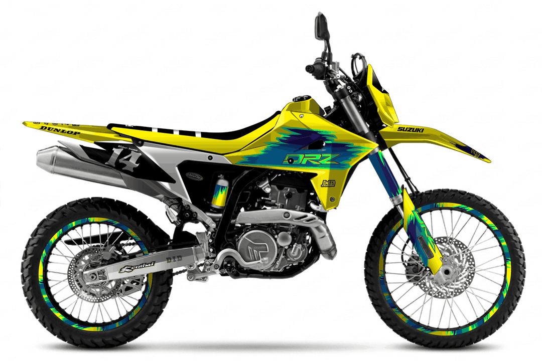 suzuki dr-z4s tecnosel remastered graphics kit