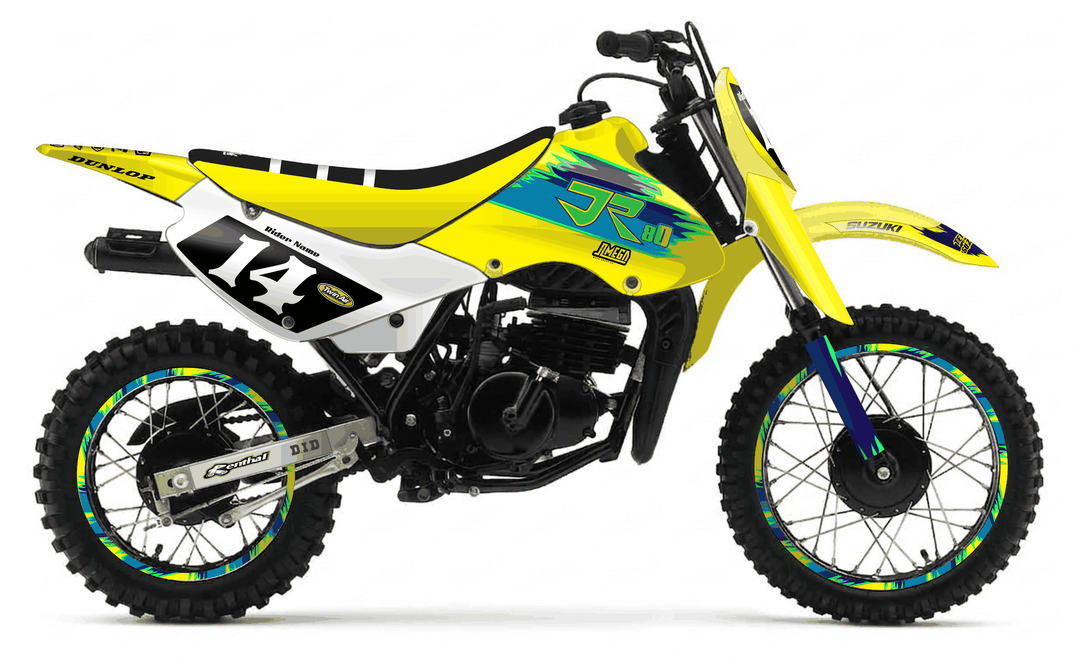 suzuki jr 80 tecnosel remastered graphics kit
