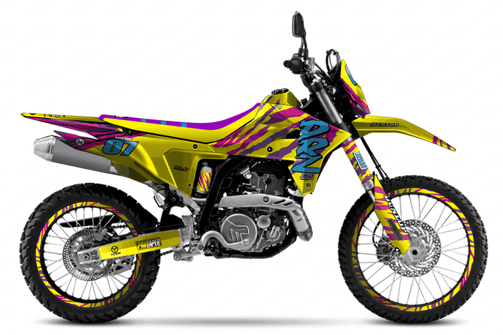 suzuki dr-z4s 1996 retro factory graphics kit