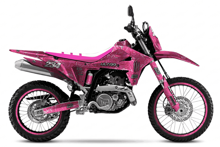 suzuki dr-z4s pink monster graphics kit