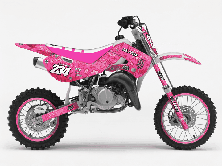 suzuki rm 65 pink monster graphics kit