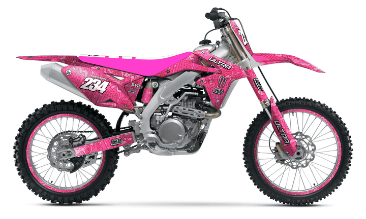 suzuki rmz 450 pink monster graphics kit