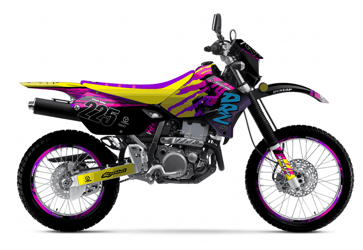 suzuki drz 400s retro 90's factory graphics kit