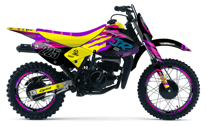 suzuki jr 80 retro 90's factory graphics kit